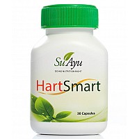 Хартсмарт, HartSmart - Подкрепя сърцето и нормалното кръвно налягане. 30 веган капс, 500mg