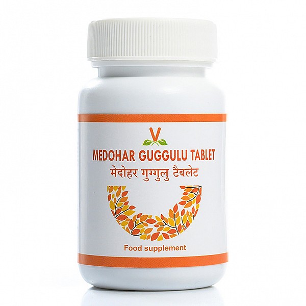 Медохар Гугул, Medohar Guggulu - Подкрепя нормалното тегло. 100таб, 500mg, Вирго Медохар Гугул, Medohar Guggulu - Подкрепя нормалното тегло. 100таб, 500mg, Вирго