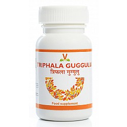 Трифала Гугул, Triphala Guggul - Баланс за метаболизъм и мазнини, подкрепя ставите. 80таб, 500mg, Вирго